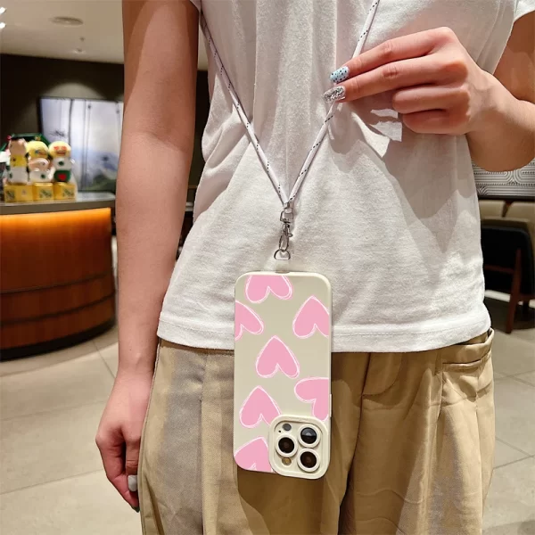 Love Heart Lanyard Phone Case - Image 14