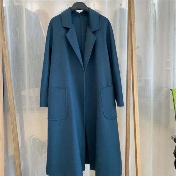 Handmade Cashmere Wool Coat - Image 17