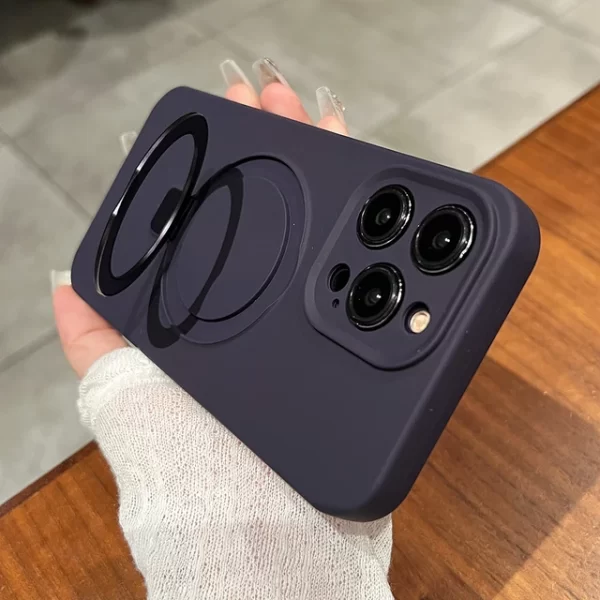 Liquid Silicone Magnetic Phone Case