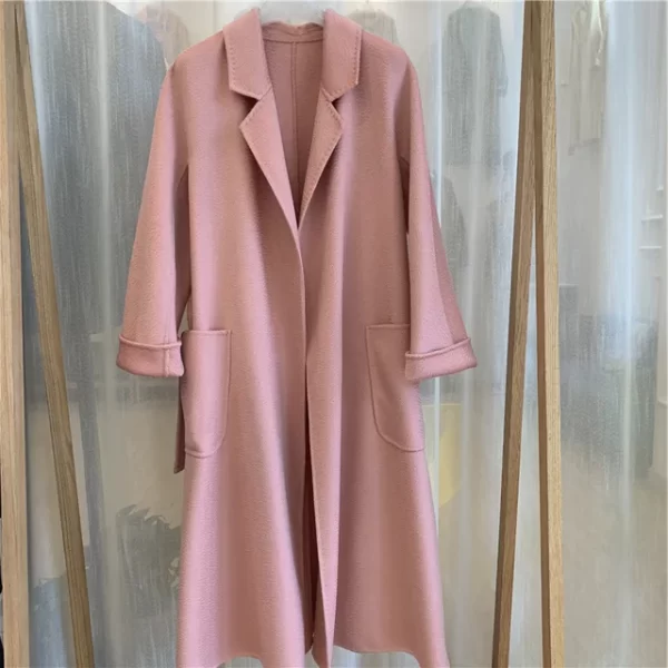 Handmade Cashmere Wool Coat - Image 21