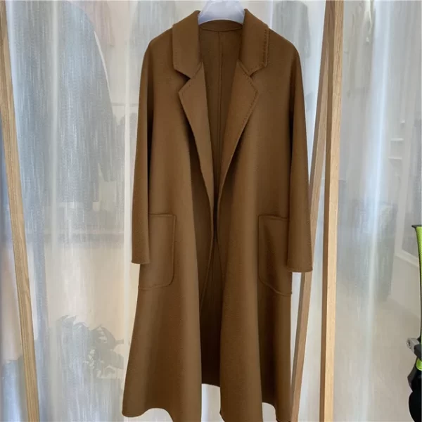 Handmade Cashmere Wool Coat - Image 19