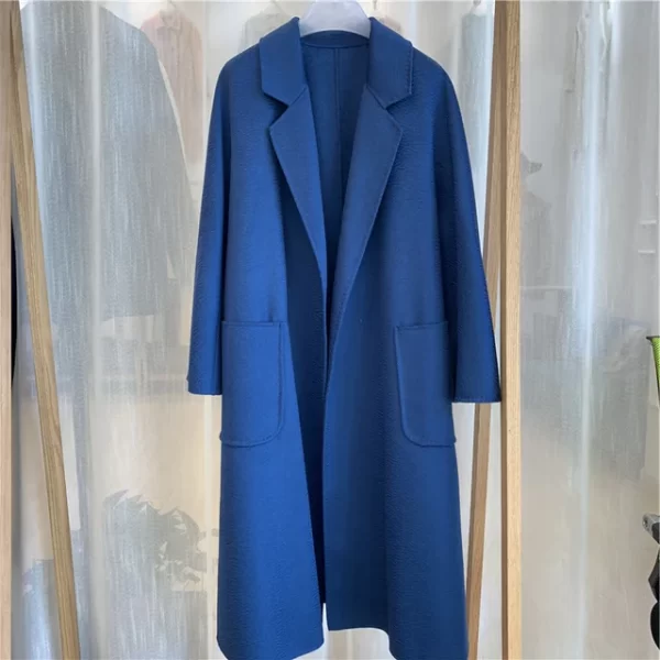 Handmade Cashmere Wool Coat - Image 11