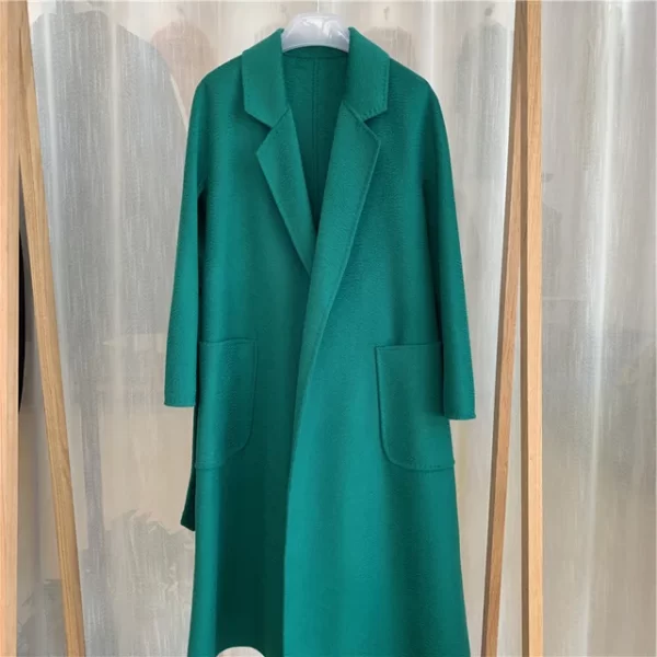 Handmade Cashmere Wool Coat - Image 23