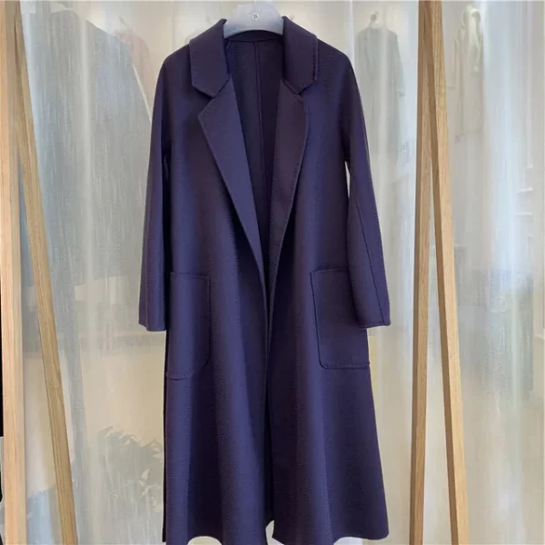 Handmade Cashmere Wool Coat - Image 20