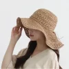 Retro Straw Beach Hat - Image 6